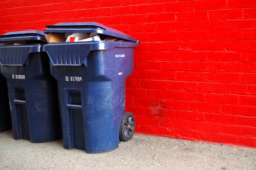 Commercial waste management services in action