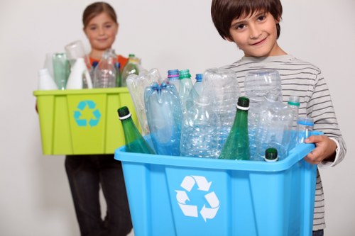 Professional waste clearance services in action